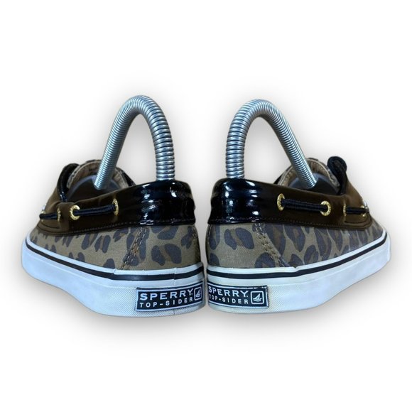 Sperry Biscayne Leopard Boat Shoes 9771577 Top Sider Slip On Multicolor Women 6M - Picture 4 of 8